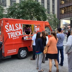 Food Truck Rally - The Salsa Truck, one of 8 in this first food truck rally.