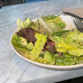 Flower Child - Avocado Caesar salad with steak - Salad Near Me - Houston, Texas Flower Child - Avocado Caesar salad with steak - Salad Near Me - Houston, Texas