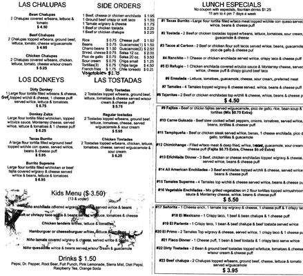 Menu photo 3 Los Paisas Clute, TX Menu photo 3 Los Paisas Clute, TX
