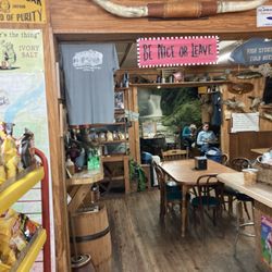 Shelby Forest Corner Store - Dining area inside