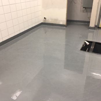 Anything Concrete - Finished epoxy floor and coving - Masonry/Concrete Near Me - Surrey, British Columbia