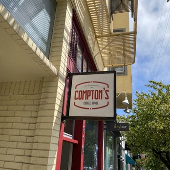 Compton's Coffee House - Entrance sign - Coffee & Tea Near Me - San Francisco, California