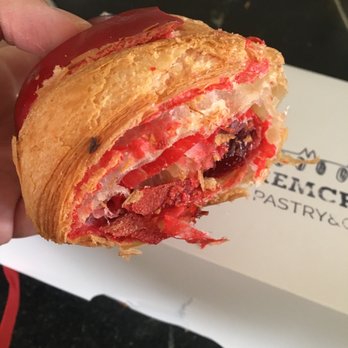 Cremcrittos - Eaten raspberry croissant - Bakeries Near Me - McKinney, Texas