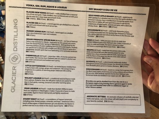 Menu photo 6 Josephine's Speakeasy Coram, MT
