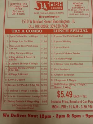 Menu photo 3 Super JJ Fish & Chicken Bloomington, IL