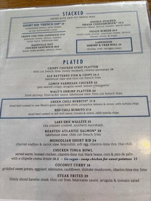 Menu photo 1 The Lakehouse Cleveland, OH