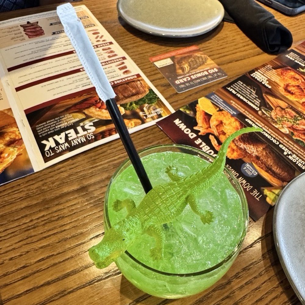 Outback Steakhouse - Well,it did include a little plastic croc for each of us - Steakhouses Near Me - Schaumburg, Illinois Outback Steakhouse - Well,it did include a little plastic croc for each of us - Steakhouses Near Me - Schaumburg, Illinois