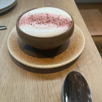 Ladino - Dessert! Cherries, Marshmallow and chocolate - Mediterranean Near Me - San Antonio, Texas