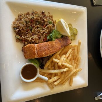Pacific Kosher Restaurant - SALMON FILLET WITH TWO SIDES - Pizza Near Me - Valley Village, California Pacific Kosher Restaurant - SALMON FILLET WITH TWO SIDES - Pizza Near Me - Valley Village, California