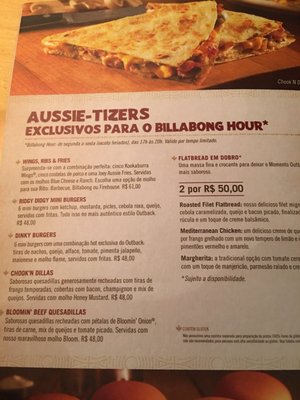 Menu photo 6 Outback Steakhouse Balneário Camboriú, SC Menu photo 6 Outback Steakhouse Balneário Camboriú, SC