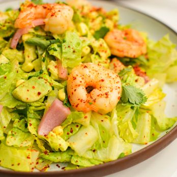 Populaire Modern Bistro - Shrimp salad - French Near Me - Costa Mesa, California Populaire Modern Bistro - Shrimp salad - French Near Me - Costa Mesa, California
