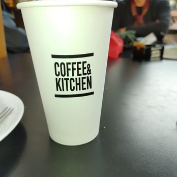 Coffee & Kitchen - Finally found a place with a large-to-go cup - Breakfast & Brunch Near Me - Florence, FI