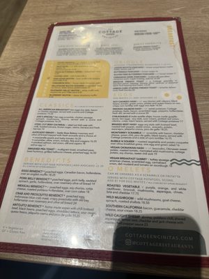 Menu photo 6 The Cottage Encinitas, CA