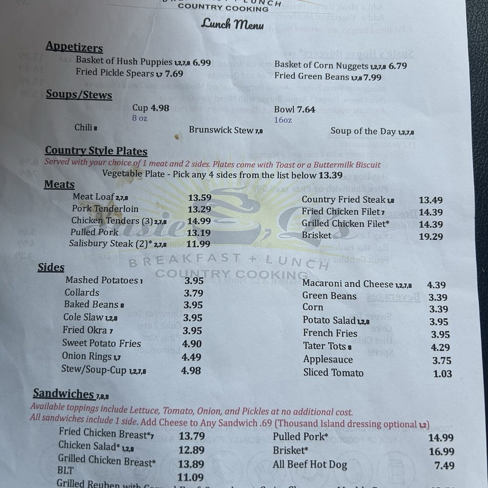 Susie Q's - menu - Breakfast & Brunch Near Me - Cumming, Georgia Susie Q's - menu - Breakfast & Brunch Near Me - Cumming, Georgia