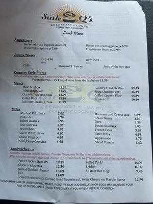 Menu photo 4 Susie Q's Cumming, GA