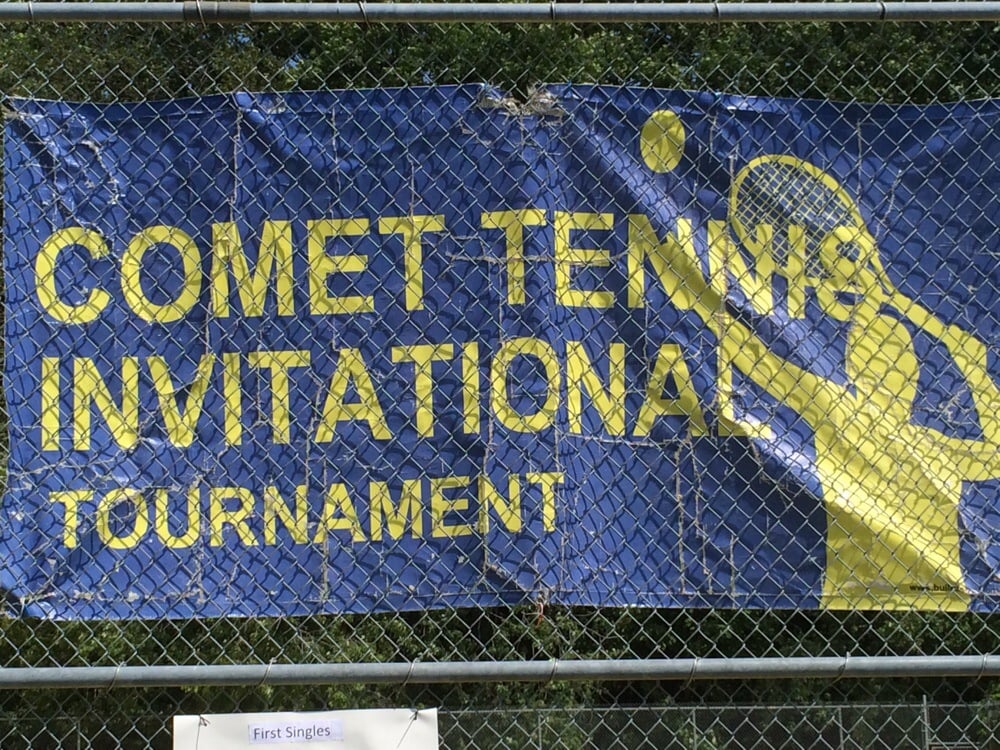 COMET INVITATIONAL TENNIS TOURNAMENT Middle Schools & High Schools