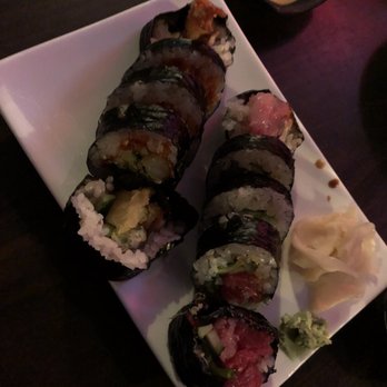 Ryoko's - Hot Tuna (not too flavorful) and some peanut butter shrimp tempura roll. - Sushi Bars Near Me - San Francisco, California