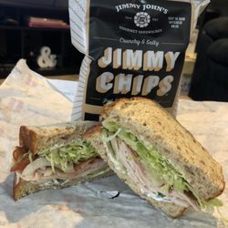 Jimmy John's - Club LuLu on wheat. Minus tomato. Plus pickles n onions. Awesome sammich!