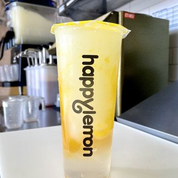 Happy Lemon Arcadia - Mango lemon slushy - Bubble Tea Near Me - Arcadia, California