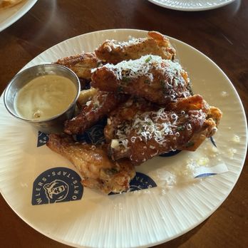 Growlers - Garlic Parmesan wings ($22 ~10 small wings) - Sports Bars Near Me - Chula Vista, California Growlers - Garlic Parmesan wings ($22 ~10 small wings) - Sports Bars Near Me - Chula Vista, California