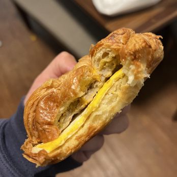 Moon’s Donuts - Sausage Sausage, Egg and Cheese Sandwich - Donuts Near Me - Irving, Texas