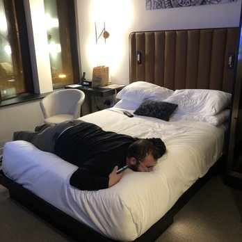 Arlo Chicago - A "king" size bed. It was 60 inches wide. - Hotels Near Me - Chicago, Illinois