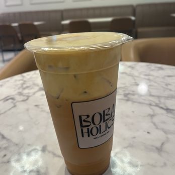 Bobaholics - Thai tea brulee - Bubble Tea Near Me - San Jose, California