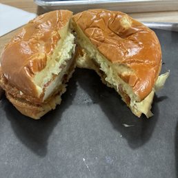 Fried Chicken Fillet Burger