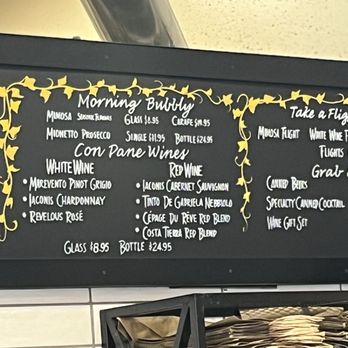 Con Pane Rustic Breads & Cafe - Menu - Bakeries Near Me - San Diego, California