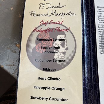 Ambriza - Flavored margarita menu - Mexican Near Me - Cypress, Texas