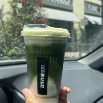 Paderia Bakehouse - Horchata Matcha Latte with oatmilk - Bakeries Near Me - Irvine, California Paderia Bakehouse - Horchata Matcha Latte with oatmilk - Bakeries Near Me - Irvine, California