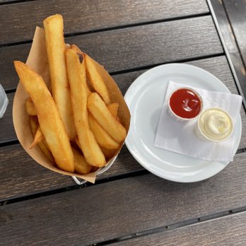 Brussels Bistro - French fries - Small Cone of Fries - Belgian Near Me - Laguna Beach, California