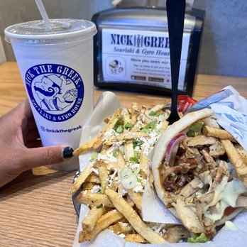 Nick The Greek - Gyro Meat combo and nicks fries 5.50 - Greek Near Me - San Francisco, California Nick The Greek - Gyro Meat combo and nicks fries 5.50 - Greek Near Me - San Francisco, California