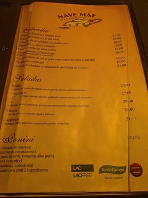 Menu photo 2 Nave Mãe Pizzaria Florianópolis, SC