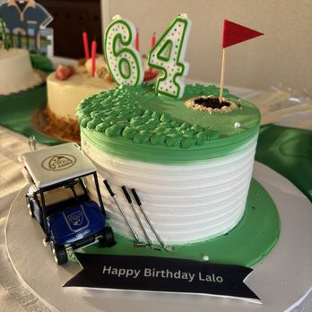 Alebrijes Bakery - Golf custom birthday cake - Bakeries Near Me - Rancho Cucamonga, California