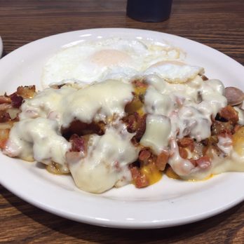 Betsy's Restaurant - Meat Lover's Skillet. I subbed with Jack Cheese.. DELICIOUS! - Diners Near Me - Morgan Hill, California