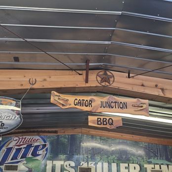 Gator Junction BBQ - Sign - Barbeque Near Me - Wallisville, Texas