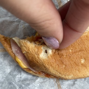 Jack in the Box - Here's the dead bug in my Breakfast Jack - Fast Food Near Me - Rancho Cucamonga, California Jack in the Box - Here's the dead bug in my Breakfast Jack - Fast Food Near Me - Rancho Cucamonga, California