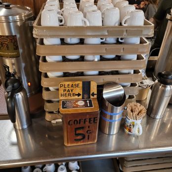 Wall Drug Store - Behold, Wall Drug's other famous gimmick: their 5¢ coffee! - Drugstores Near Me - Wall, South Dakota