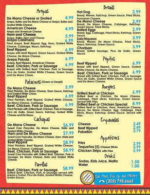 Menu photo 2 Zuarepa Miami, FL