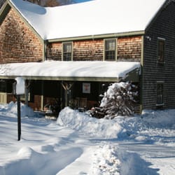 Roots To Wings Yoga Studio - The barn in winter