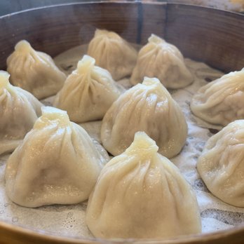 Dumpling Kitchen - 10 Piece Shanghai-Style Steamed Pork Dumplings (also known as soup dumplings) - Chinese Near Me - San Francisco, California