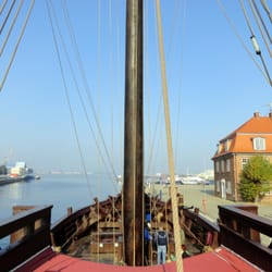 Poeler Kogge Wissemara - Wismar - Kogge Wissemara - an Board im Alten Hafen
