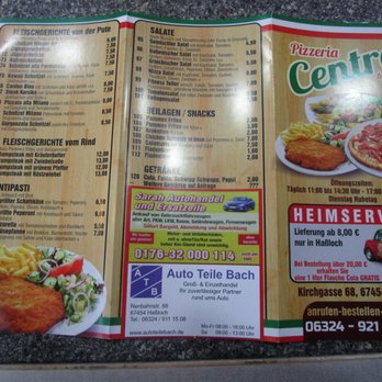 Pizzeria Centro - Pizzeria Centro - Speisekarte - Italian Near Me - Haßloch, RP