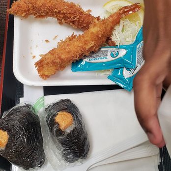 Tokyo Shokudo - shrimp tempura and tuna onigiri - Japanese Near Me - Arlington Heights, Illinois