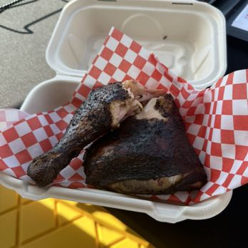 On Point Bbq - smoked bbq chicken with no sauce, smoked for 4 hours - Barbeque Near Me