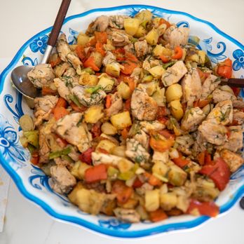 Luis Lopez Private Chef - Pork loin "frito Mallorquin"  (photo credit: Froude Photography) - Personal Chefs Near Me