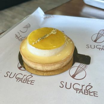 Sucre Table - Soursop passion tart dessert - Bakeries Near Me - Tampa, Florida