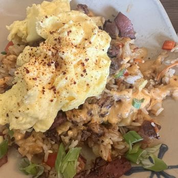 Snooze, an A.M. Eatery - Habanero Pork Belly Fried Rice - Breakfast & Brunch Near Me - Austin, Texas Snooze, an A.M. Eatery - Habanero Pork Belly Fried Rice - Breakfast & Brunch Near Me - Austin, Texas