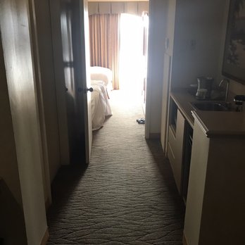 Hilton Suites Boca Raton - Hallway into main bedroom - Hotels Near Me - Boca Raton, Florida